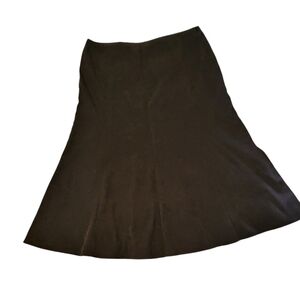 Vintage Norton Mcnaughton brown Maxi Skirt Suede Plus Size 14